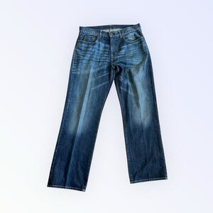 Men’s Straight Fit Blue Jeans – Size 34x32 100% Cotton Made in Mexico